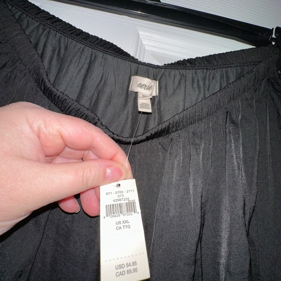 Aerie Black Lace Slip Skirt – XXL, NWT - Picture 3 of 4